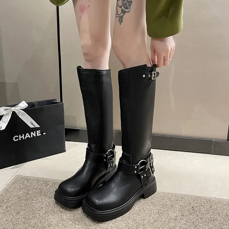 Elegant Chic Stylish Pointed Toe Comfortable Knee High Boots
