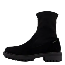 Flat Sock Boot Sue Mix Ck Black
