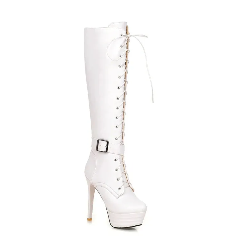 Funki Buys | Boots | Women's Knee-High Chic High Stiletto Boot