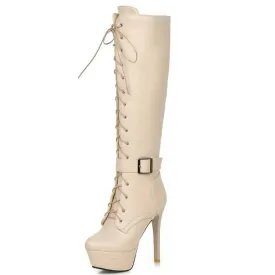 Funki Buys | Boots | Women's Knee-High Chic High Stiletto Boot