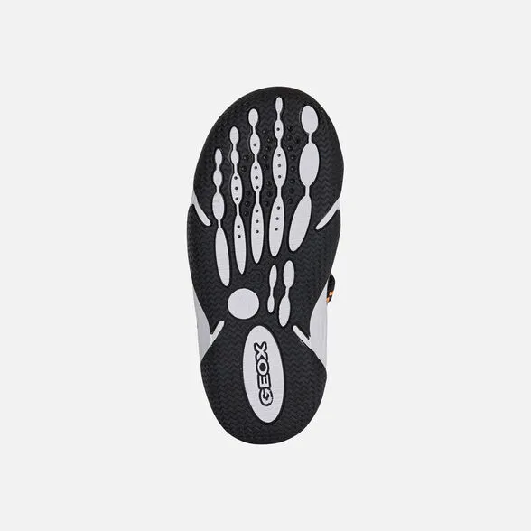 Geox Kids Sandals | Waterproof Wader | Navy & Orange Fluro