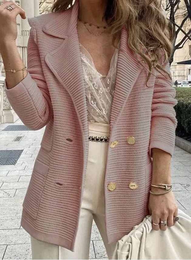 Ivyshape | Chic Spring Coat Ladies Blazer