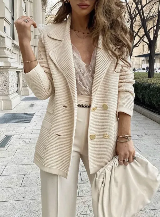 Ivyshape | Chic Spring Coat Ladies Blazer