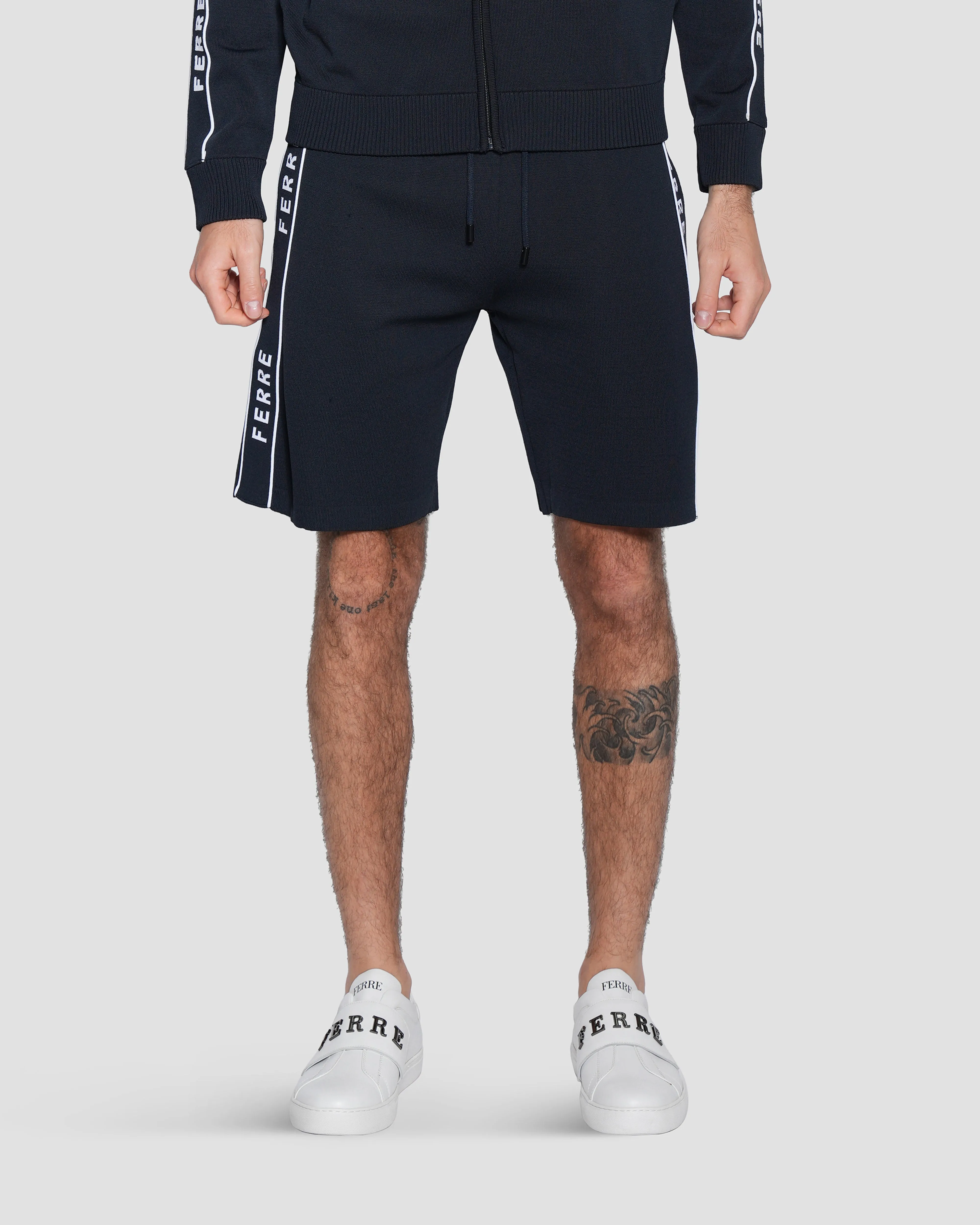 Jacquard Logo Tape Track Shorts