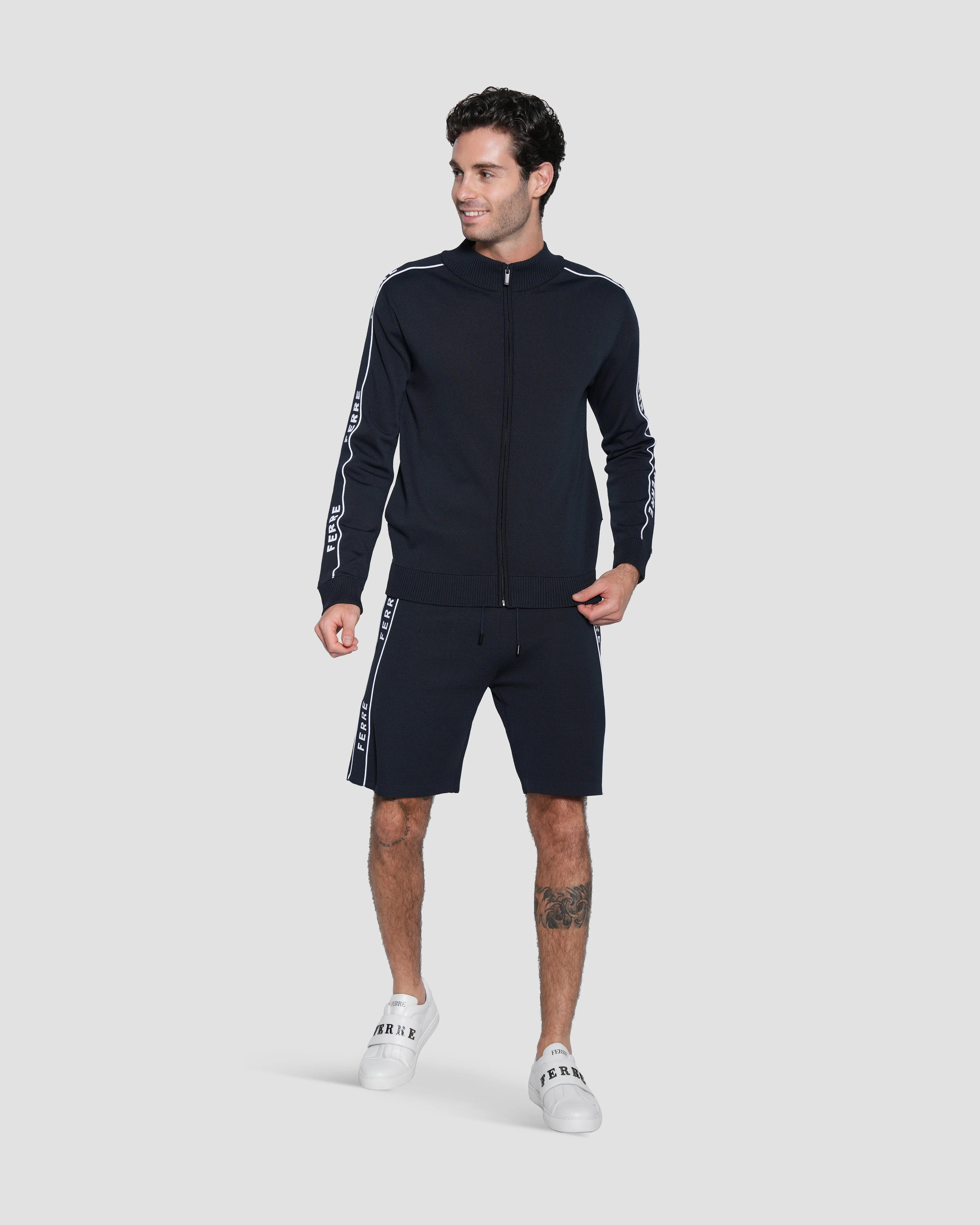 Jacquard Logo Tape Track Shorts