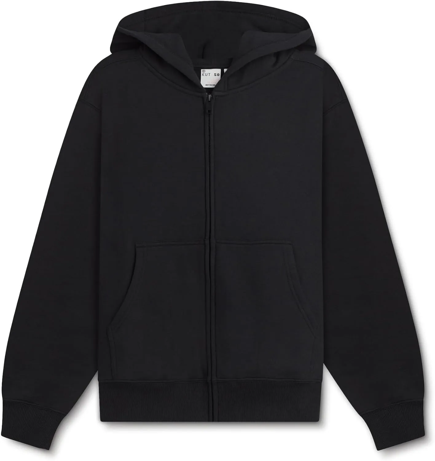 KUT & SO Zip Hoodie for Women  Oversized, Boyfriend Fit  Cozy Loungewear Premium Midweight Fleece