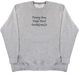 Messy Buns- Huge Oversized Hoodless Hoodie