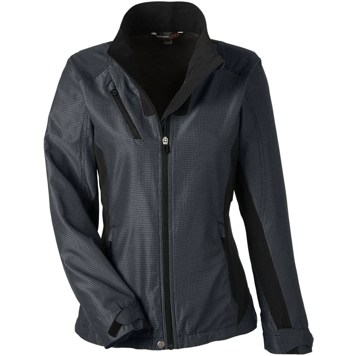 North End Women's Carbon Two-Tone Lightweight Jacket