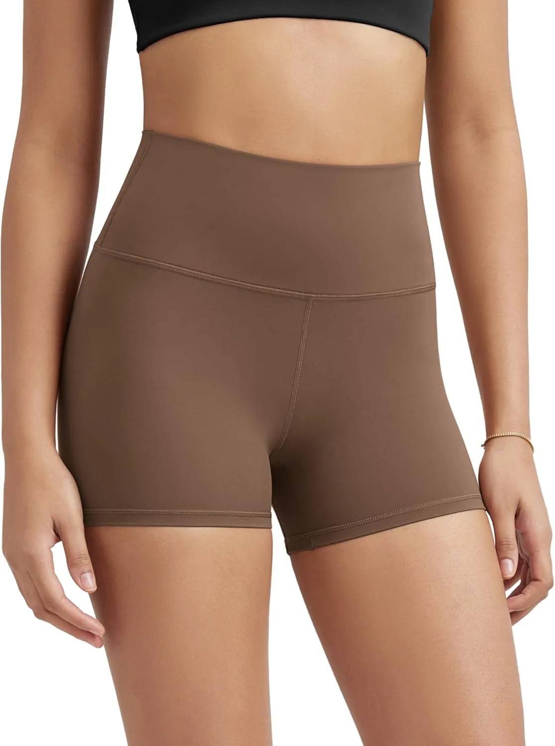 ODODOS ODLIFT Compression Shorts for Women, 4" / 6" / 8" / 10" High Waist Workout Biker Shorts with Inner Pocket