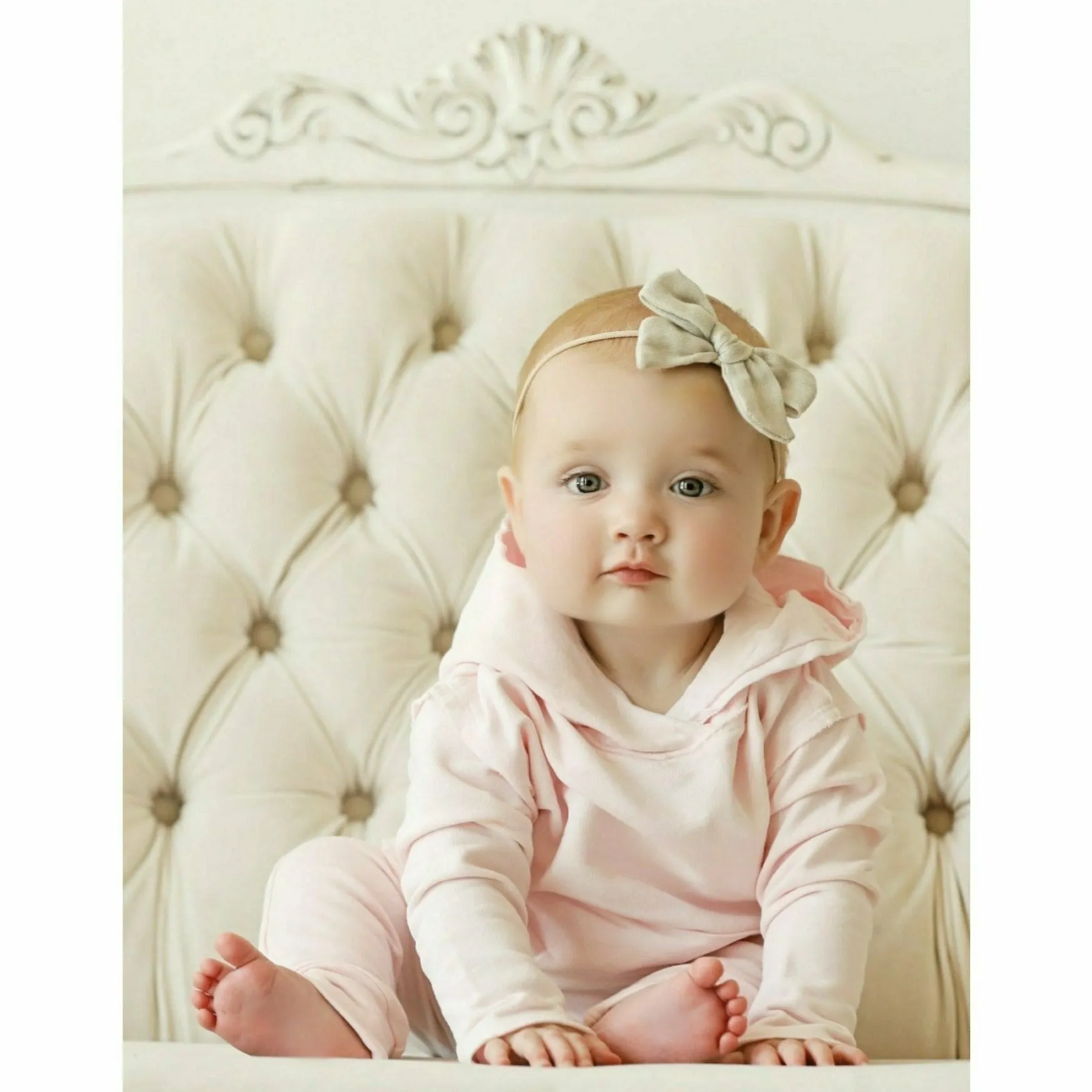 Organic Baby  Benji Hoodie Purple
