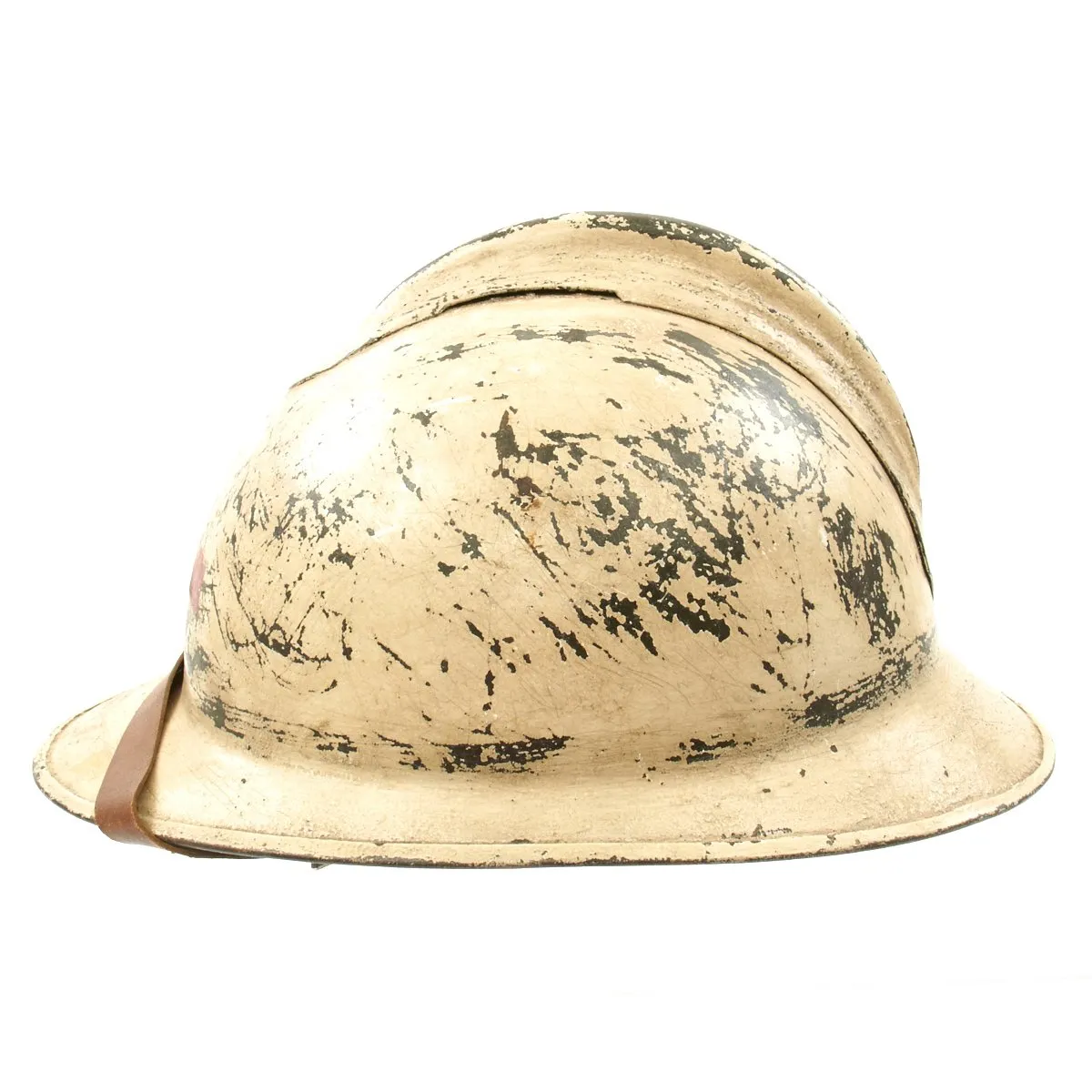 Original Italian WWI Medic French Made M1916 Adrian Helmet