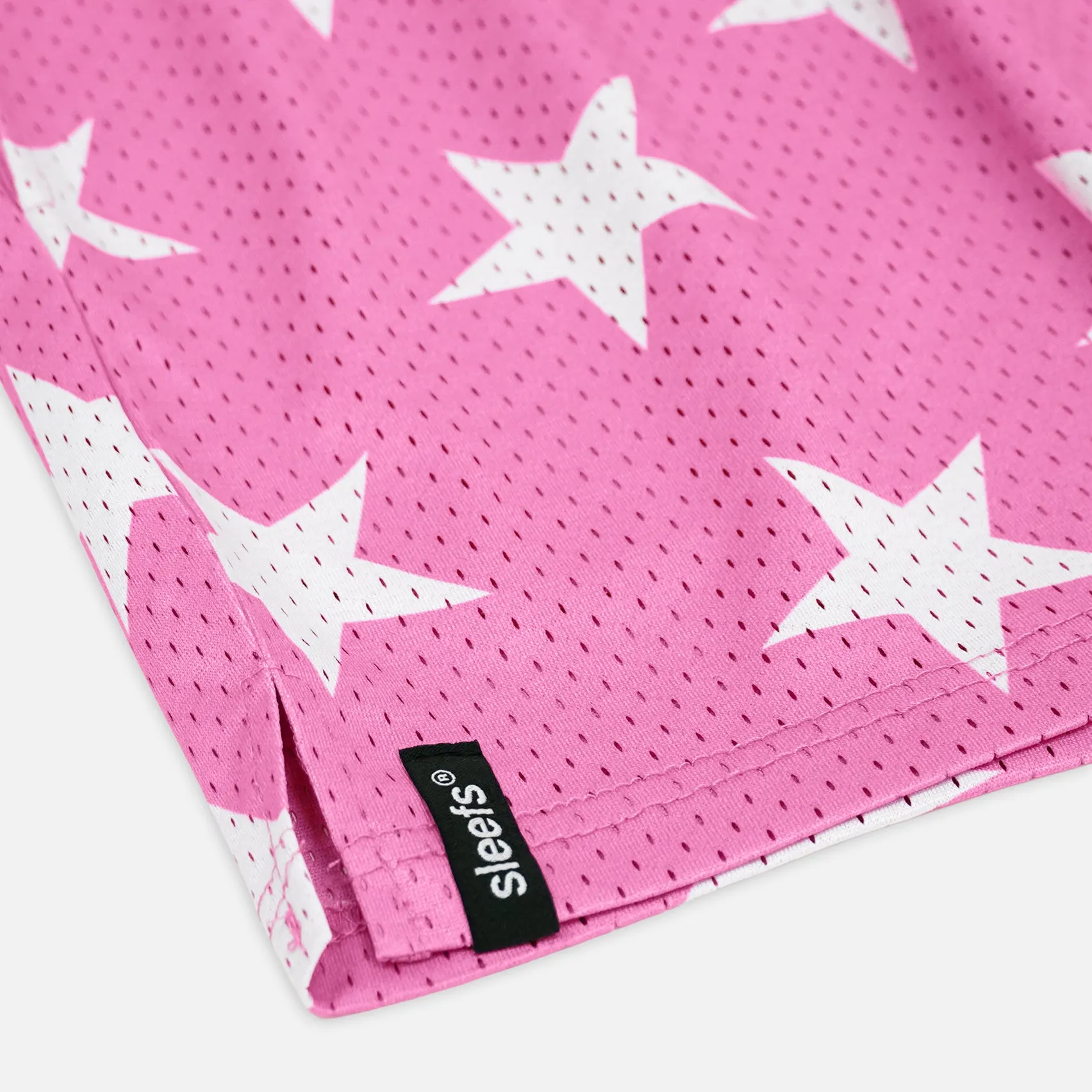 Stars Pattern Pink Shorts - 5"