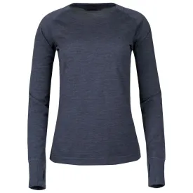 Womens Första Merino Blend Long Sleeve Crew Baselayer (Storm Grey)