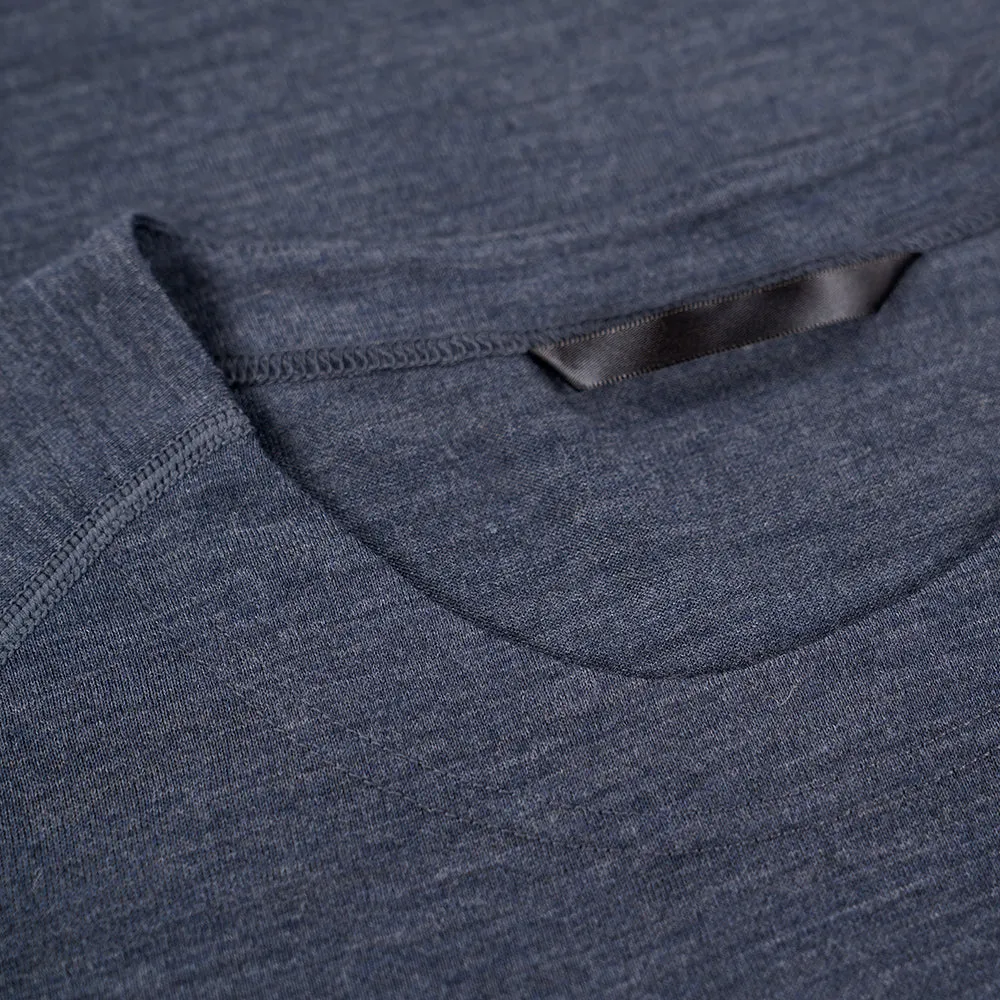 Womens Första Merino Blend Long Sleeve Crew Baselayer (Storm Grey)